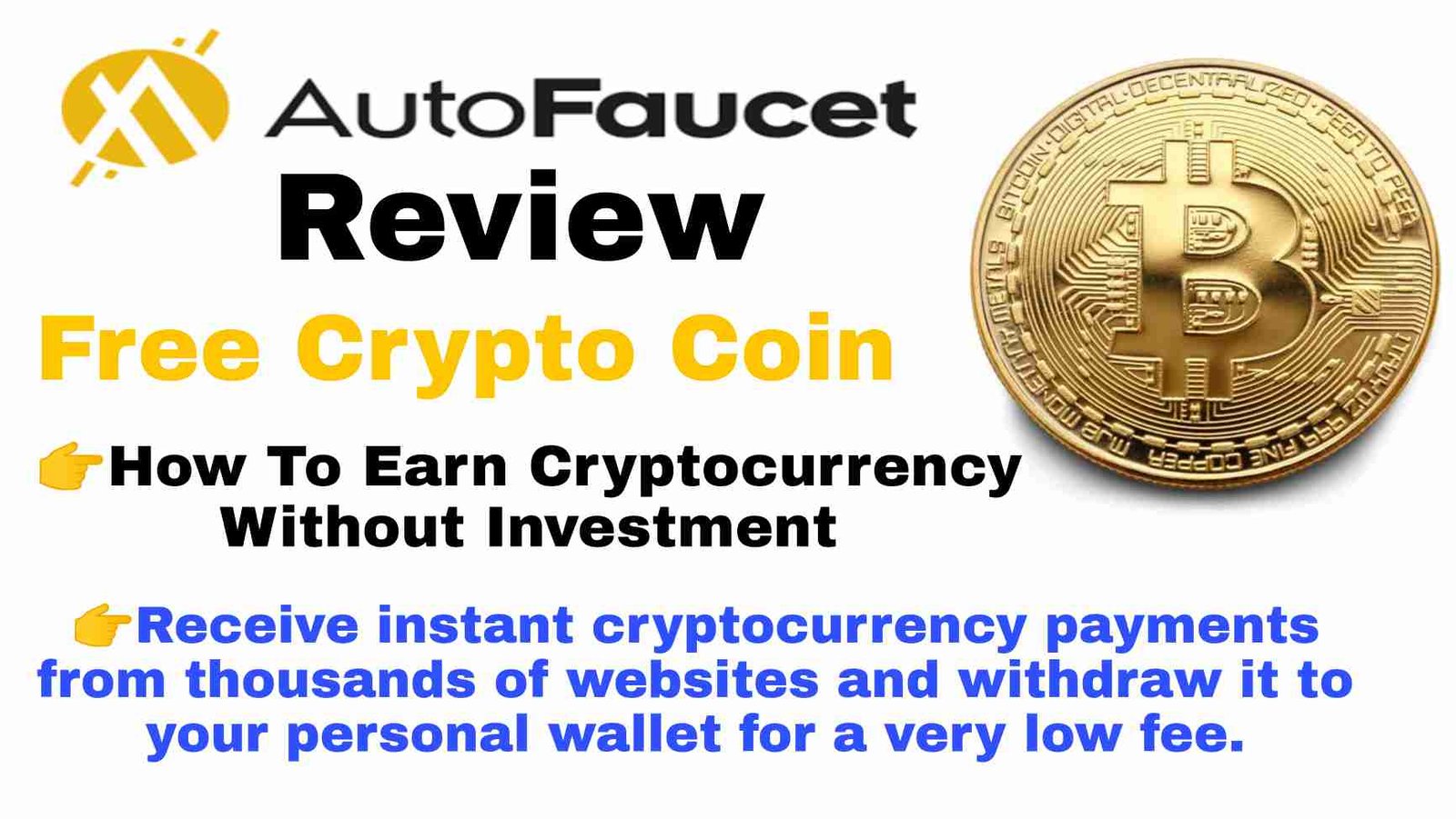 Autofaucet Review: Best Autofaucet Free Earn Cryptocurrency Online Website.